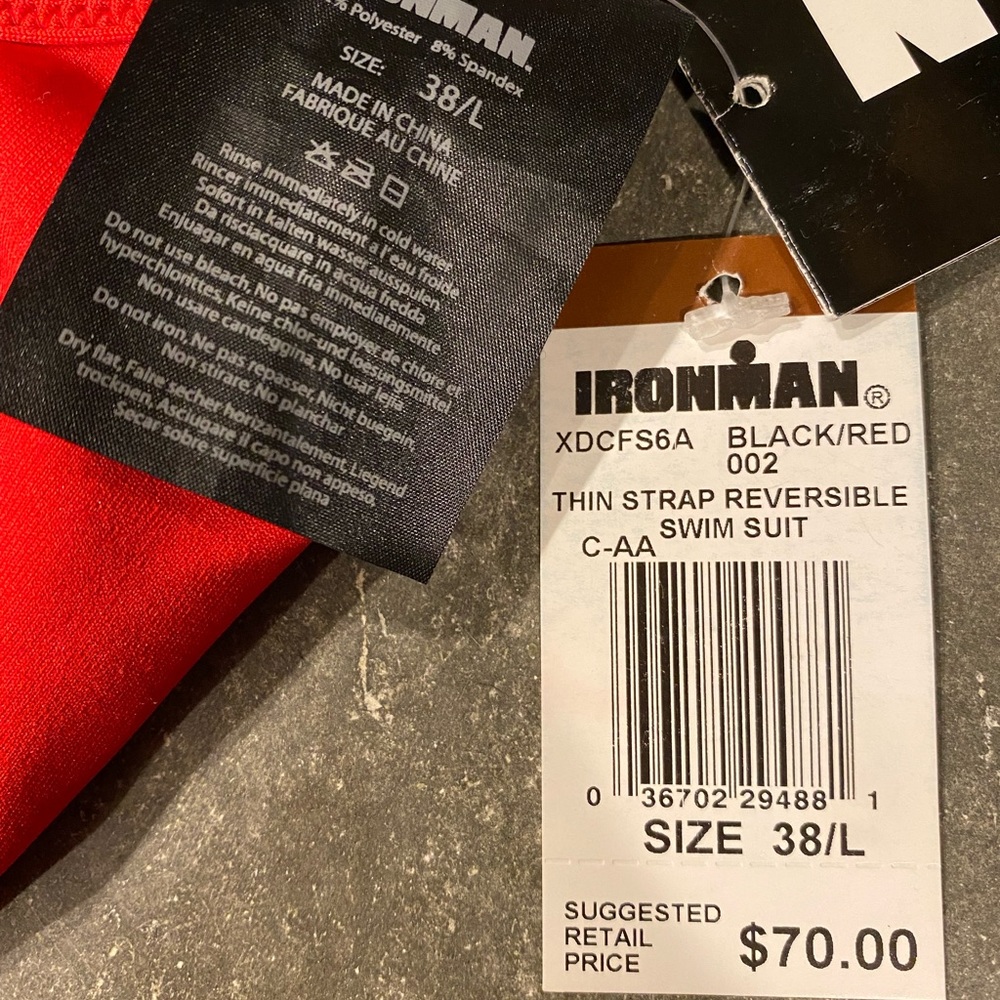 Ironman racing one piece bathing suit. - Picture 5 of 8